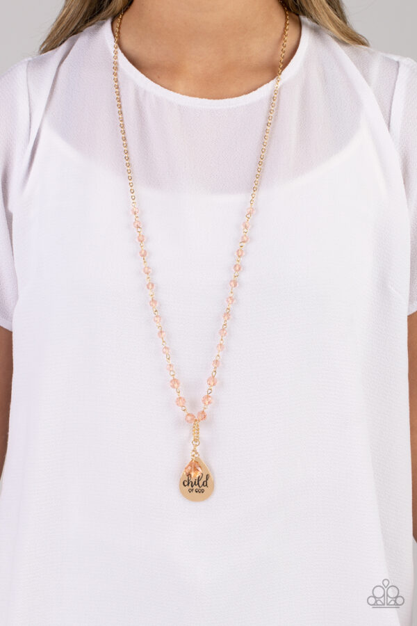 Divine Dance - Gold Inspirational Necklace - Image 2