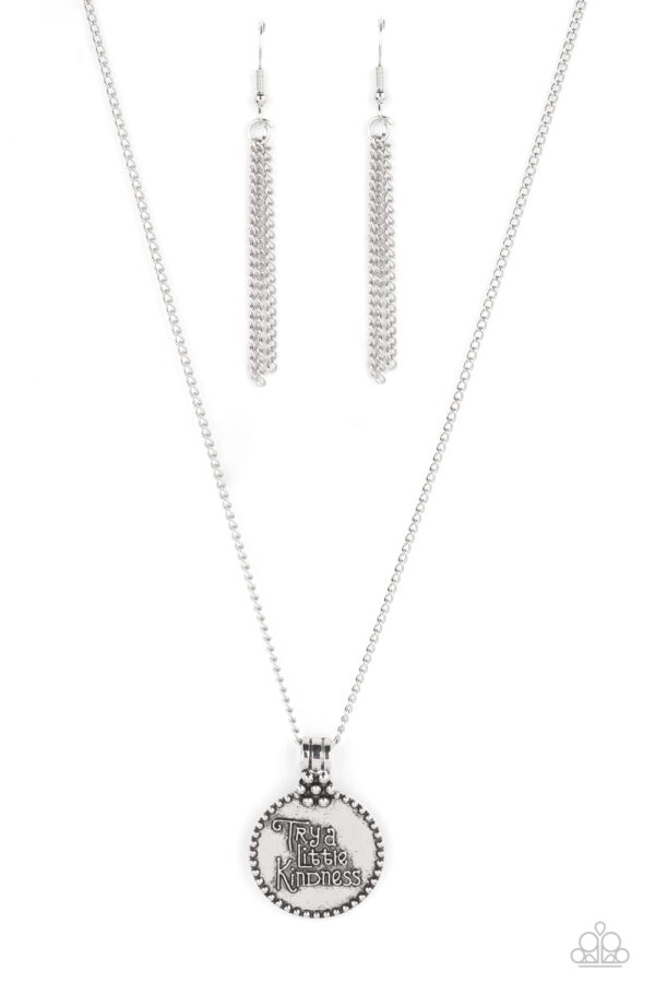 The KIND Side - Silver Inspirational Necklace