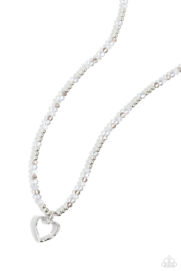 Flashy Fairy Tale - Silver Heart Necklace Set ♥️