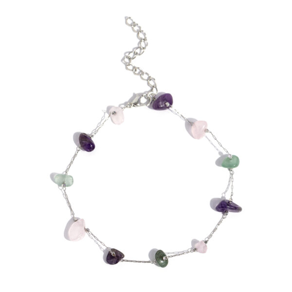 Gemstone Grace - Green Anklet