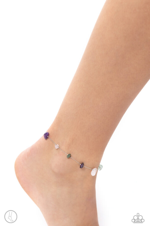 Gemstone Grace - Green Anklet - Image 2
