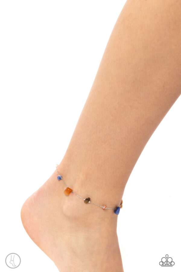 Gemstone Grace - Multi Anklet - Image 2