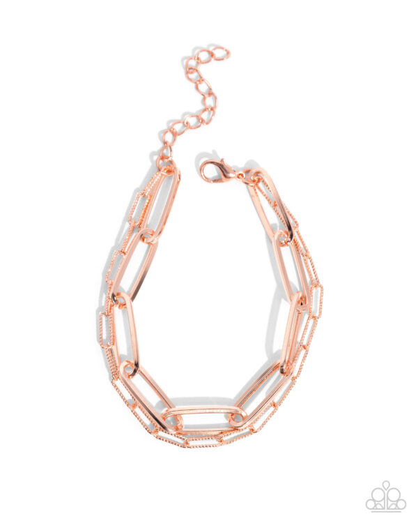 Complete Look
Necklace: "Monochromatic Matinee - Copper" 
Bracelet: "Matinee Mashup - Copper" - Image 5