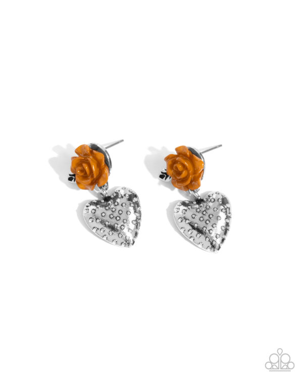 Girly Grade - Brown Post Earrings