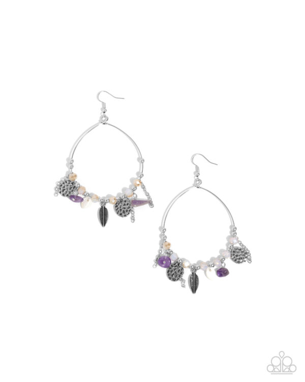 Feathered Fringe - Purple