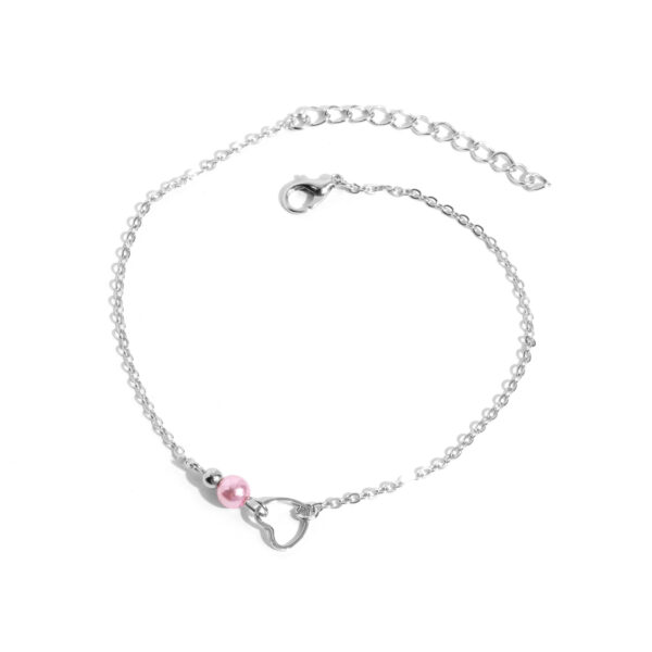 Affectionate Assertion - Pink 
Heart 🩷 Anklet