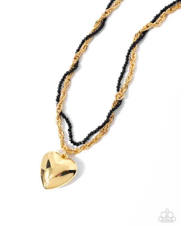 Falling Slowly - Gold Heart Necklace 💛