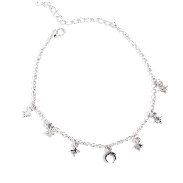 Stargazing Night - Silver Anklet
