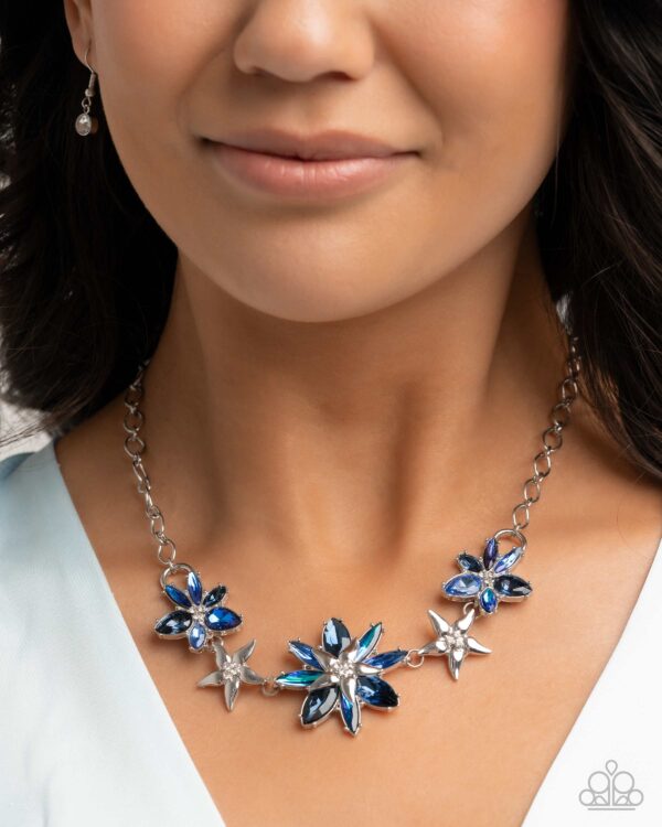 Complete Look
Necklace: "Floral Feature - Blue" 
Bracelet: "Floral Factor - Blue" - Image 3