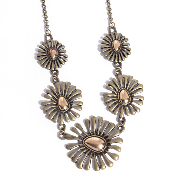 Floral Fin - Brass