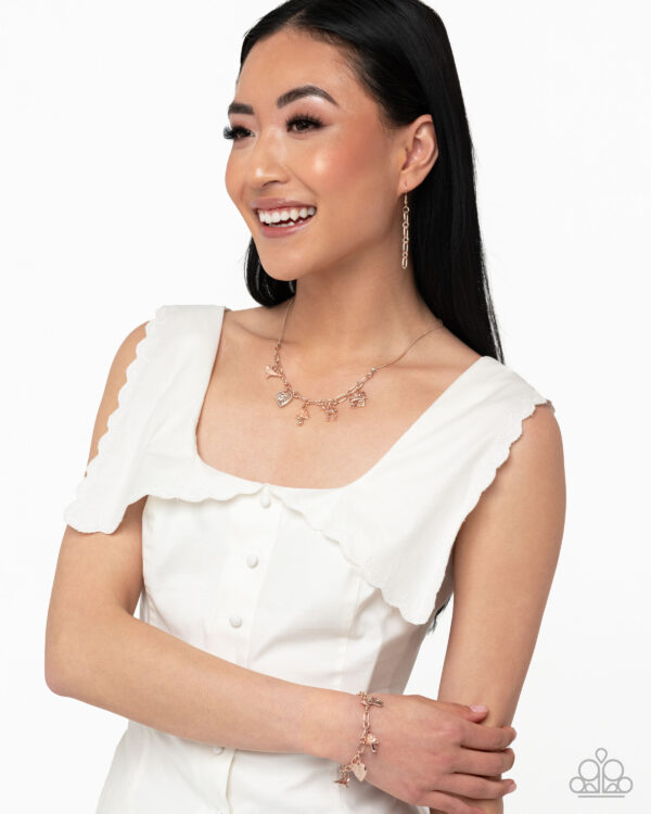 Complete Look
Necklace: "Fairytale Fanfare - Rose Gold"
Bracelet: "Fairytale Flourish - Rose Gold"