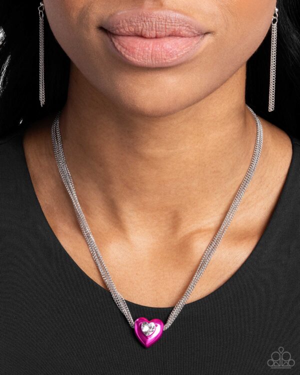 Malibu Infatuation - Pink Heart 💕 Necklace Set - Image 2
