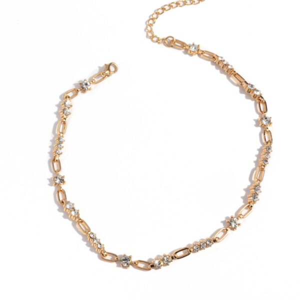 Pronged Pageantry - Gold Choker
