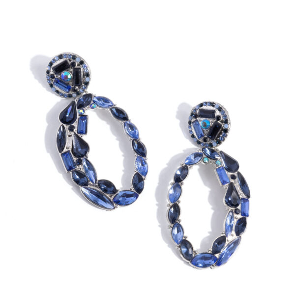 Eclectic Elevation - Blue Post Earrings