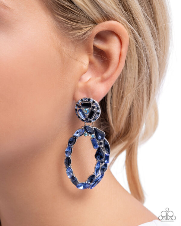 Eclectic Elevation - Blue Post Earrings - Image 2