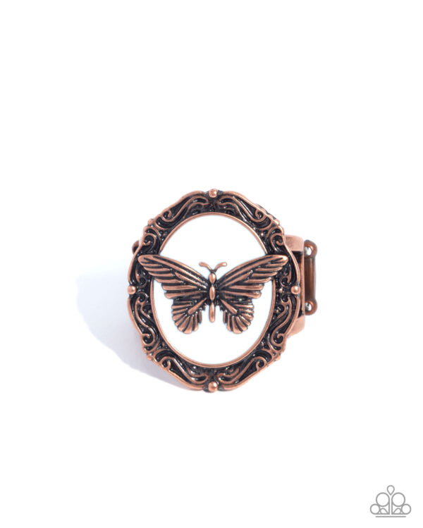 Fluttering Fad - Copper Butterfly 🦋 Ring