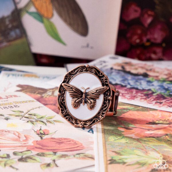 Fluttering Fad - Copper Butterfly 🦋 Ring - Image 3
