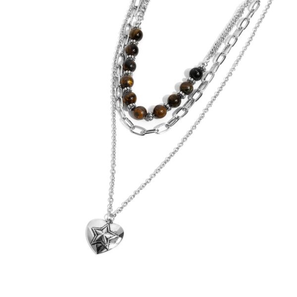 Home Stretch - Brown Heart 🤎 Necklace Set