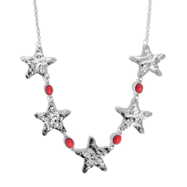 Stellar Santa Fe - Red Star Necklace