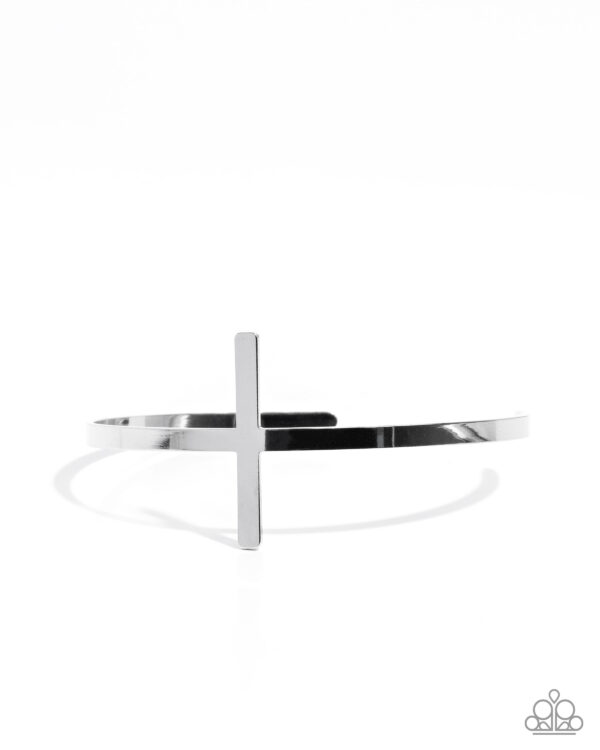 Holy Headline - Silver Cross Cuff