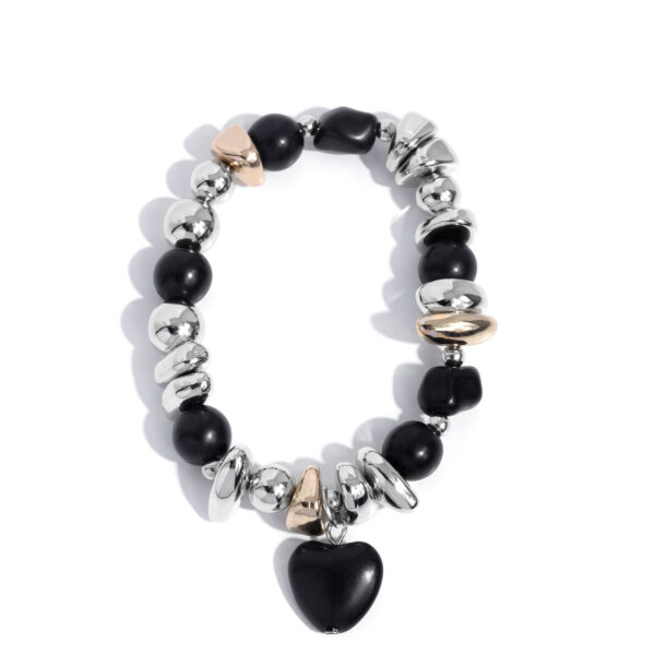 Adorably Asymmetrical - Black Heart