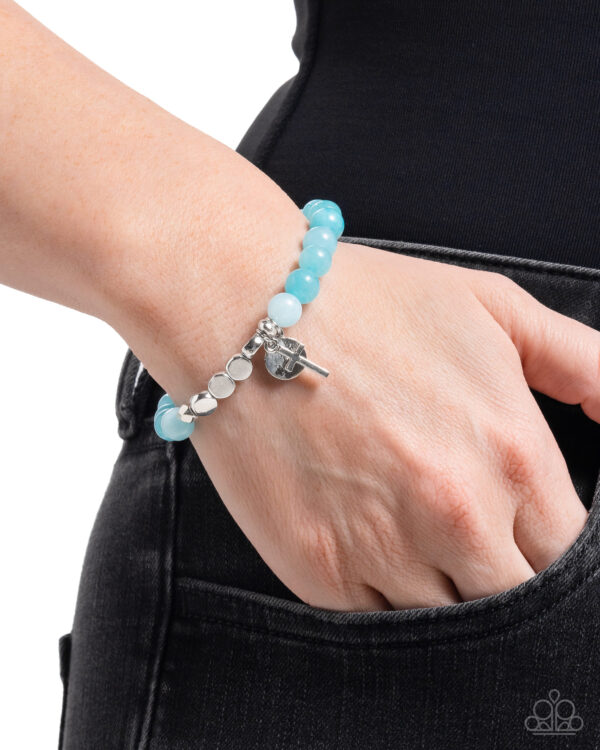 Devout Debut - Blue Cross Bracelet - Image 2