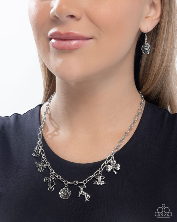 Storyteller Sheen - Silver Charm Necklace - Image 2