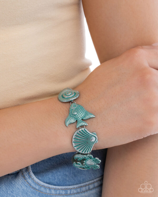 Complete Look
Necklace: Coastal Shelf - Blue
Bracelet: Coastal Cay - Blue - Image 6