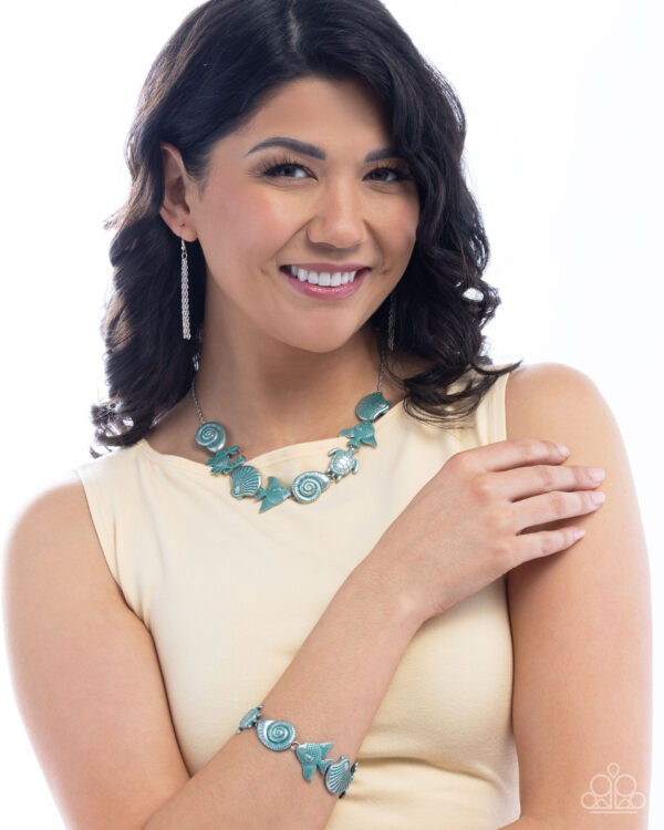 Complete Look
Necklace: Coastal Shelf - Blue
Bracelet: Coastal Cay - Blue