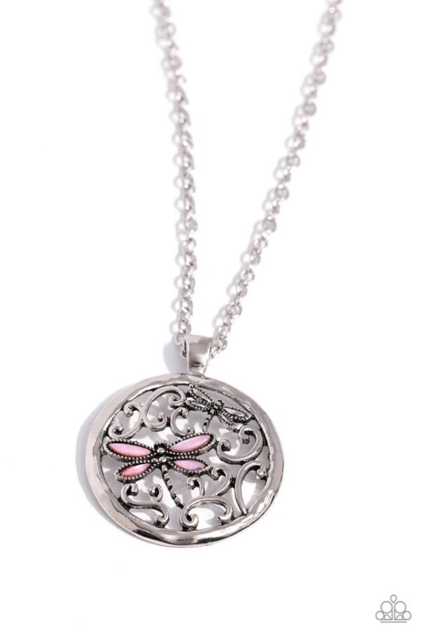 Dragonfly Daydream - Pink ♥ Necklace