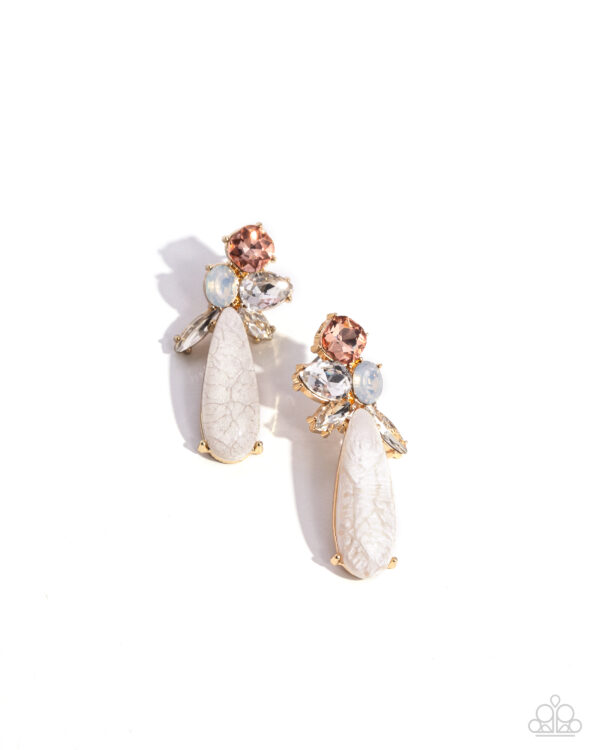 DIY Dazzle - Gold Post Earrings