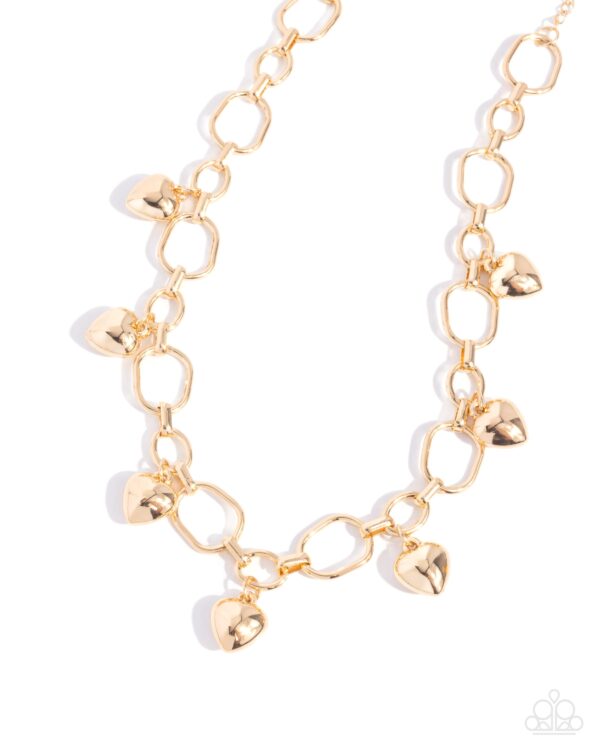Hey Lover - Gold Heart Necklace