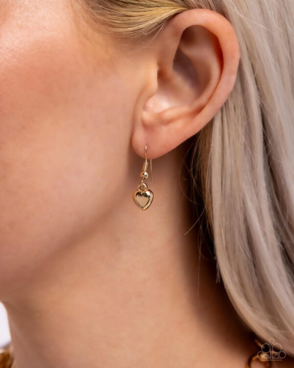 Hey Lover - Gold Heart Necklace - Image 3
