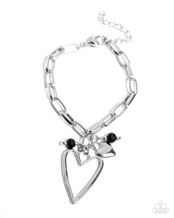 Emotional Eloquence - Black Heart Bracelet