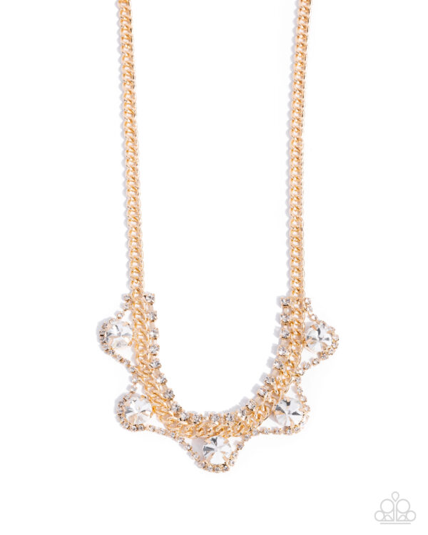 Complete Look
Necklace: "Never Enough Elegance - Gold" 
Hoop Earring: "Ceaseless Chic - Gold" - Image 2