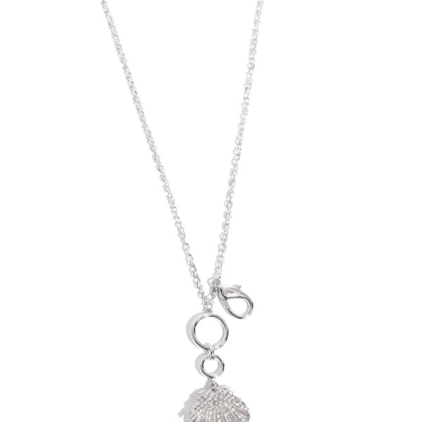 Seashell Socialite - White Lanyard