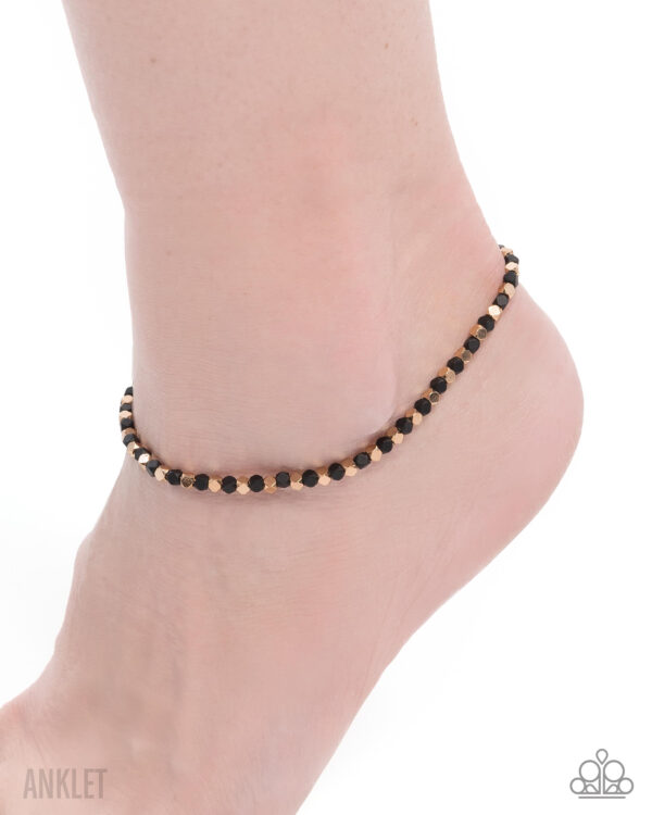 Exquisitely Eclectic - Gold Anklet - Image 2