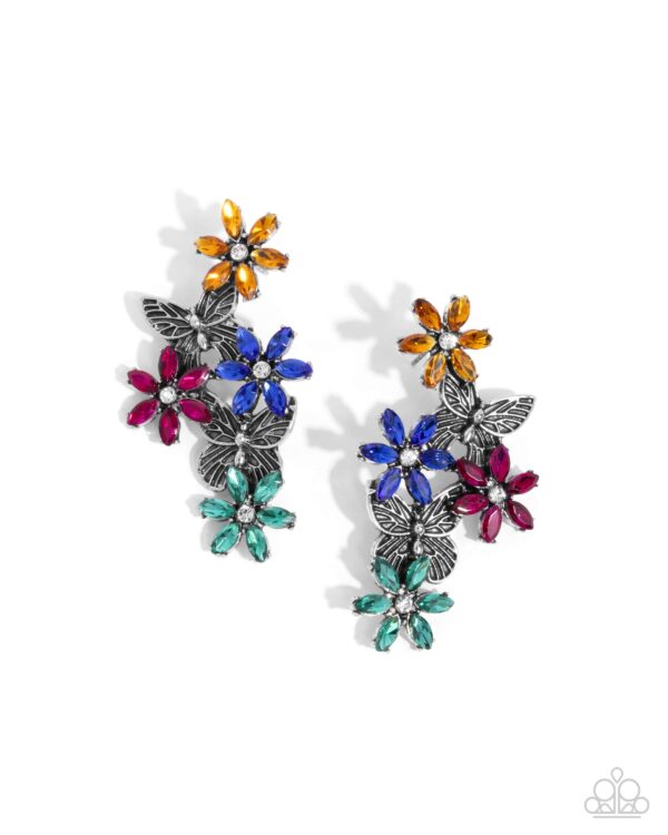 Aerial Award - Multi Butterfly Post Earrings