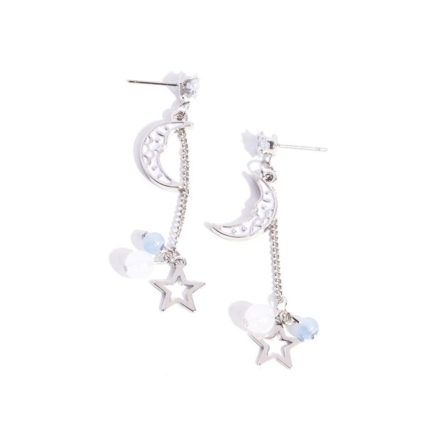 Astral Admiration - Blue Post Earrings