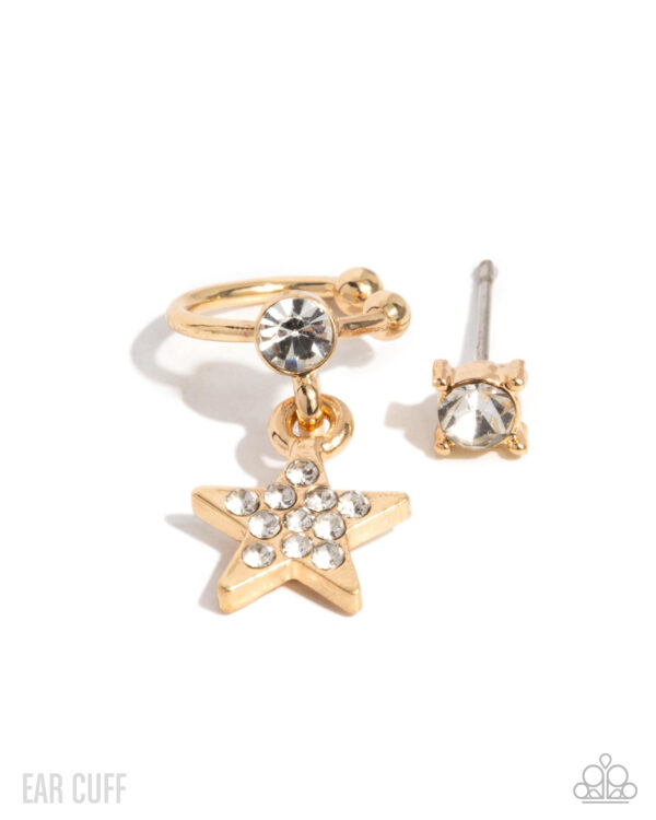 Cosmic Cool - Gold Star Ear Cuff
