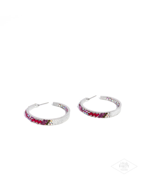 GLITZY By Association - Multi Hoop Earrings 
Life of the Party - Pink Diamond Encore
