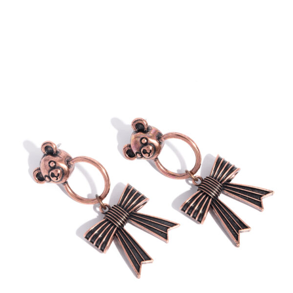Bear in Mind - Copper Post Earrings