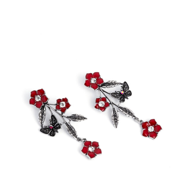 Whimsical Weekend - Red Post Earrings