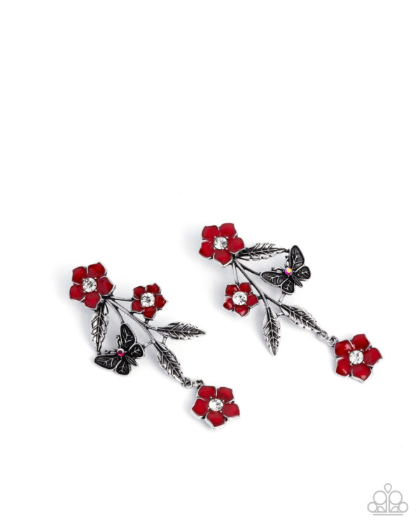 Whimsical Weekend - Red Post Earrings