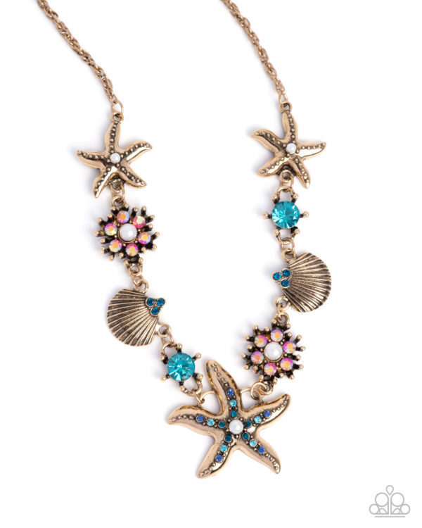Complete Look
Necklace: "Starfish Song - Blue" 
Bracelet: "Starfish Single - Blue" - Image 2