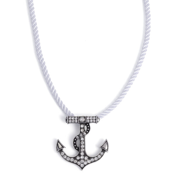Anchored Allure - White