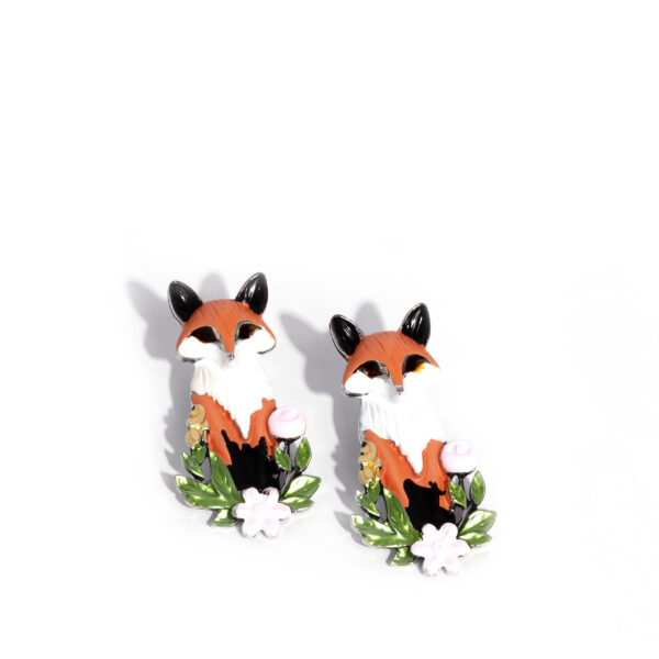 Fox Fanatic - Multi Post Earrings
