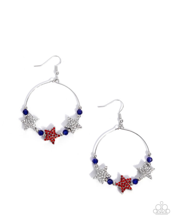 Country Countdown - Multi Star Earrings