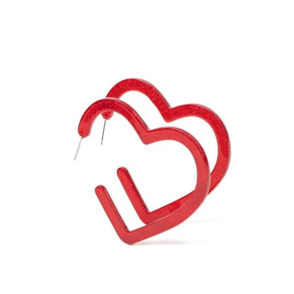 Heart-Throbbing Twinkle - Red Heart Hoop ❤️