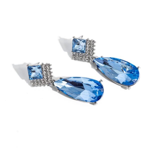 Diamond Life - Blue Post Earrings